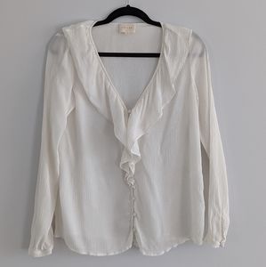 Sezane Silk Top